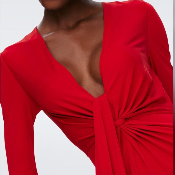 DIANE VON FURSTENBERG Lauren Dress in Red - Picture 5 of 15